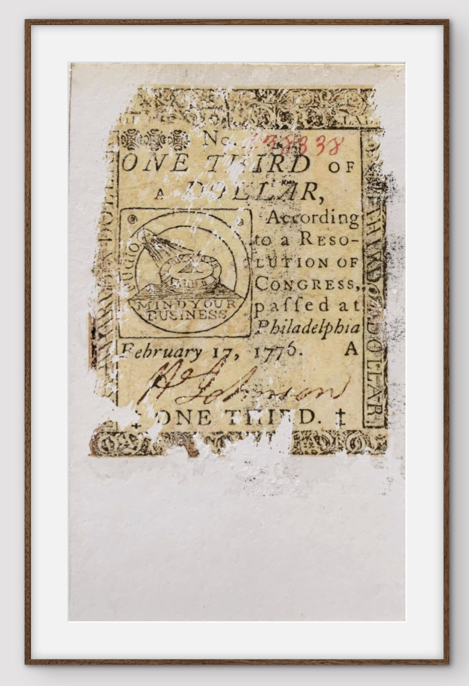 one third dollar